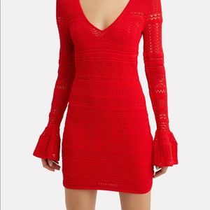 Alexis Red Crochet Dress NWT